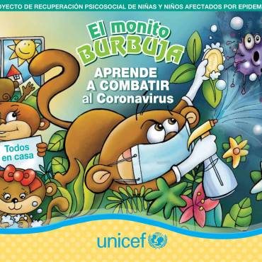 EL MONITO BURBUJA APRENDE A COMBATIR AL CORONAVIRUS